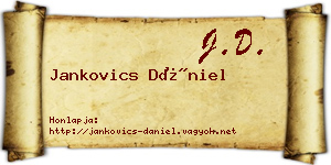 Jankovics Dániel névjegykártya
